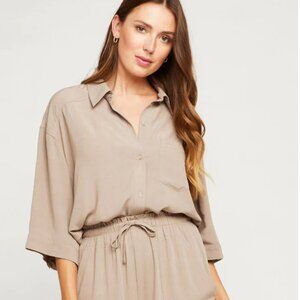 Gentle Fawn Tyrell + Tenille Relaxed Short Set — Porcini Tan